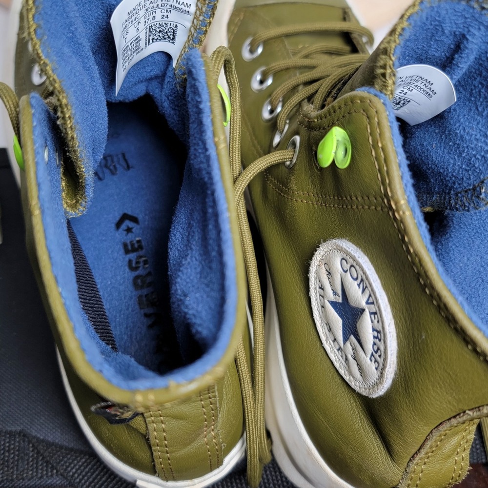 Converse Chuck Taylor All Star Lugged Hi Gore-Tex Womens Size 7 Green (Read) - Picture 9 of 10
